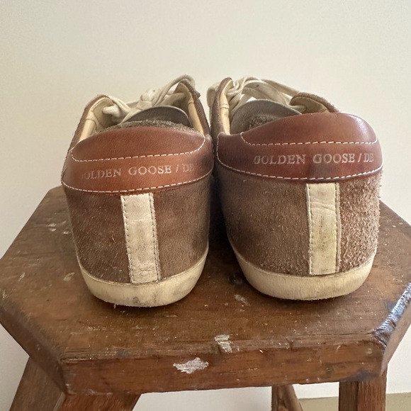 Golden Goose mauve and navy sneakers - Picture 5 of 7